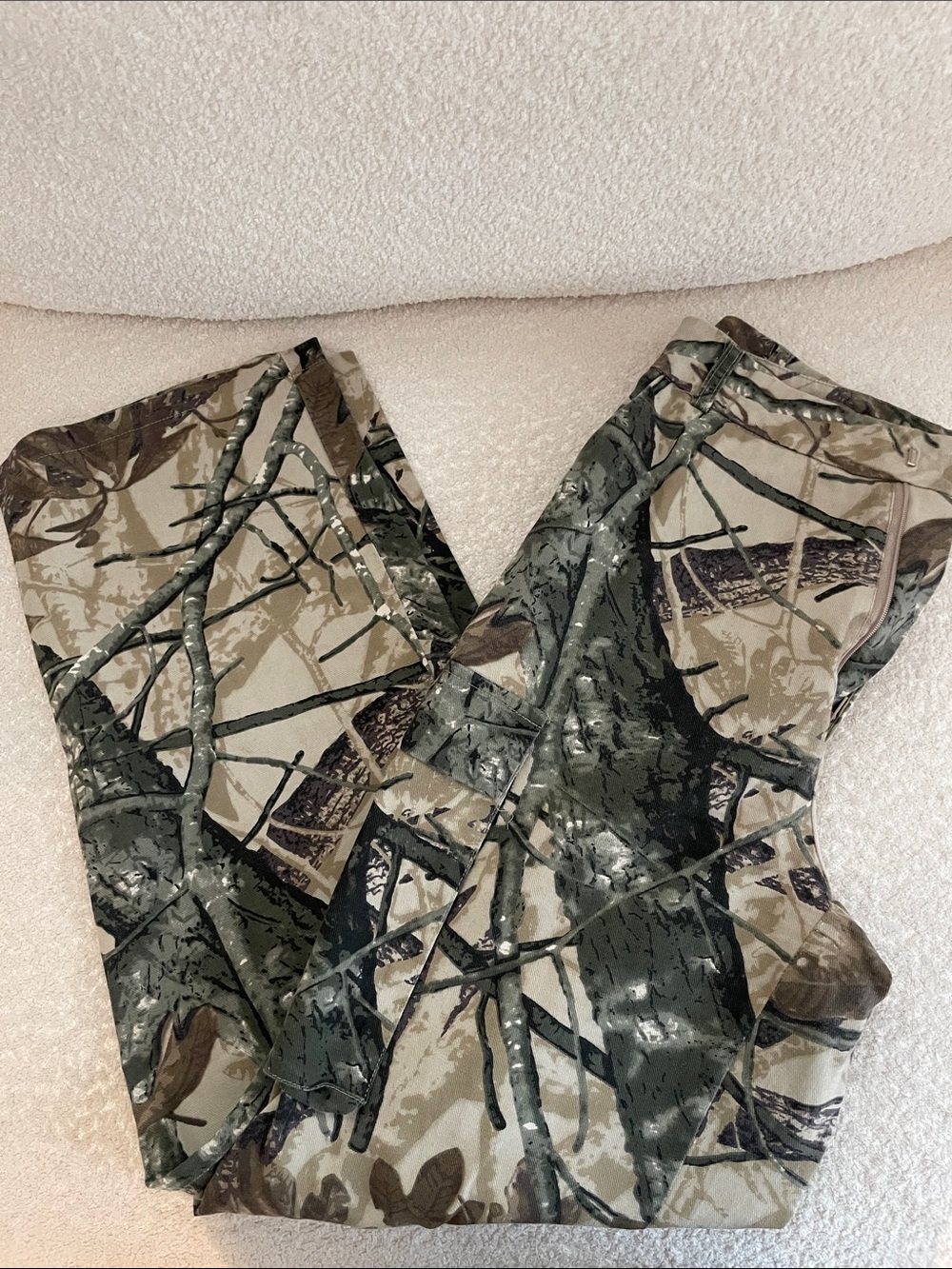 PrettyLittleThing Green Camo Wide-Leg Cargo Pants